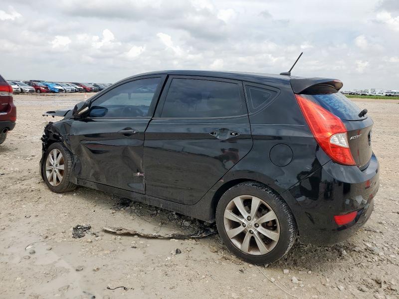 KMHCU5AE2DU082705 - 2013 HYUNDAI ACCENT GLS BLACK photo 2