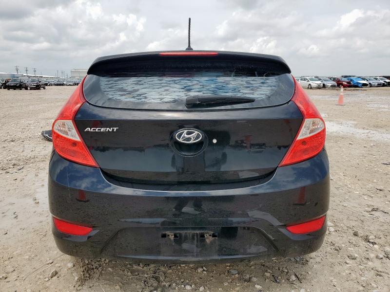 KMHCU5AE2DU082705 - 2013 HYUNDAI ACCENT GLS BLACK photo 6
