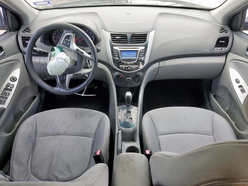 KMHCU5AE2DU082705 - 2013 HYUNDAI ACCENT GLS BLACK photo 8