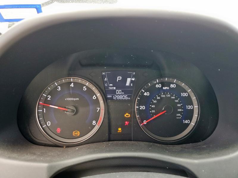 KMHCU5AE2DU082705 - 2013 HYUNDAI ACCENT GLS BLACK photo 9