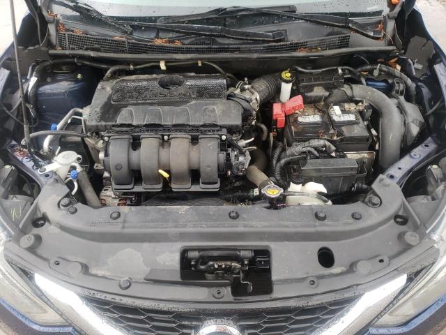 3N1AB7AP1HY349367 - 2017 NISSAN SENTRA S BLUE photo 11