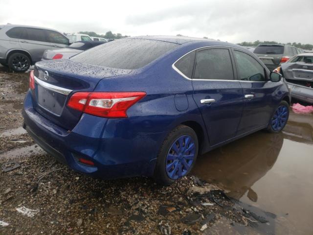 3N1AB7AP1HY349367 - 2017 NISSAN SENTRA S BLUE photo 3