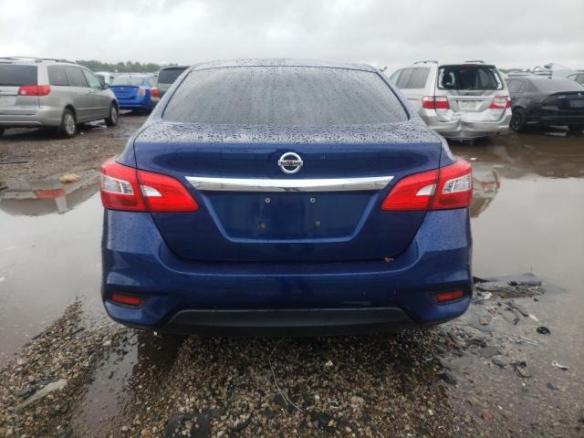 3N1AB7AP1HY349367 - 2017 NISSAN SENTRA S BLUE photo 6