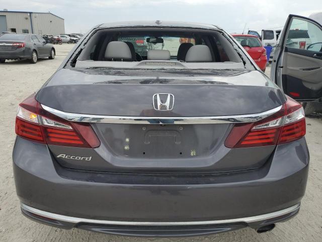 1HGCR2F83HA137596 - 2017 HONDA ACCORD EXL GRAY photo 6