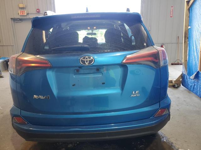 2T3BFREV3GW469590 - 2016 TOYOTA RAV4 LE BLUE photo 6