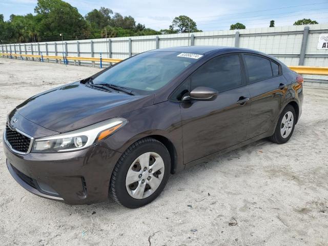 3KPFK4A72JE167542 - 2018 KIA FORTE LX BROWN photo 1