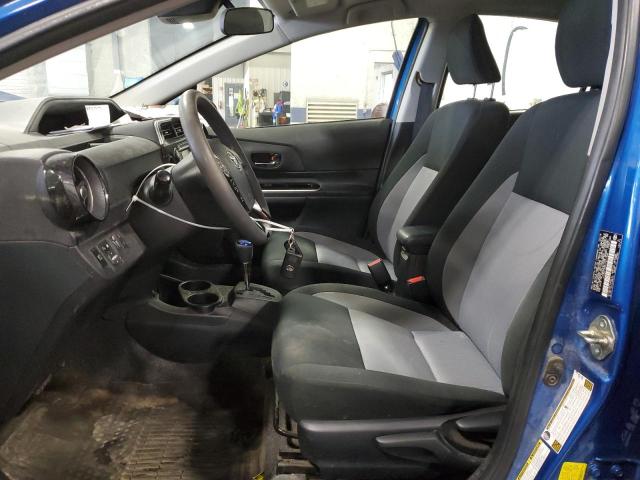 JTDKDTB3XJ1611526 - 2018 TOYOTA PRIUS C BLUE photo 7