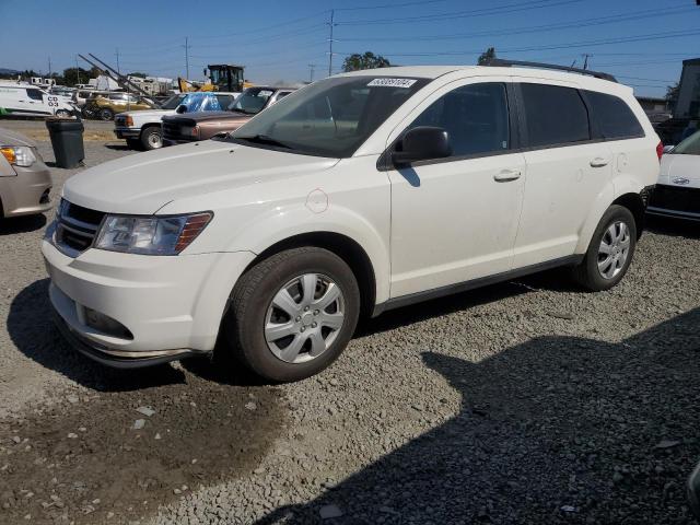 3C4PDCAB4HT525551 - 2017 DODGE JOURNEY SE WHITE photo 1