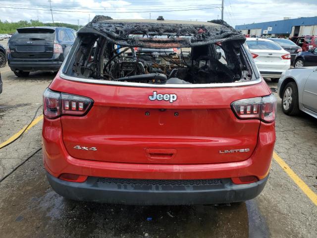 3C4NJDCB2JT355392 - 2018 JEEP COMPASS LIMITED RED photo 6