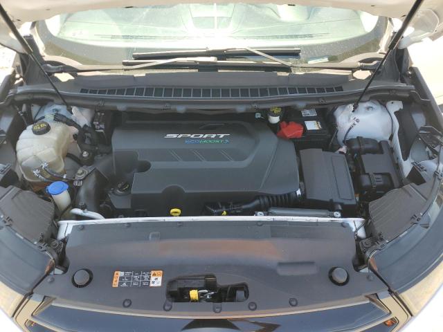 2FMTK4AP9FBB74405 - 2015 FORD EDGE SPORT WHITE photo 12