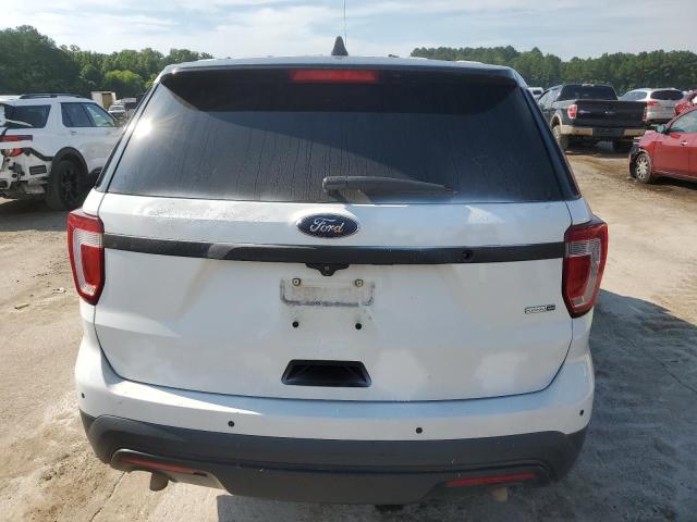 1FM5K8ARXHGB08474 - 2017 FORD EXPLORER POLICE INTERCEPTOR WHITE photo 6