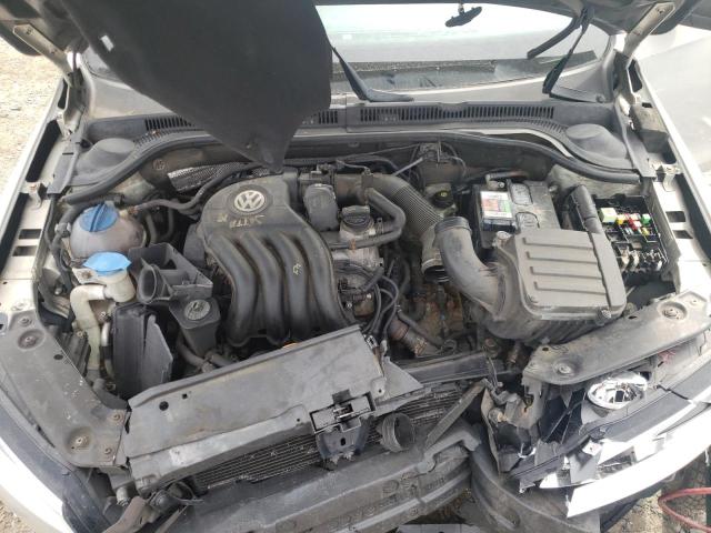 3VW2K7AJXCM328317 - 2012 VOLKSWAGEN JETTA BASE 银色 照片 11