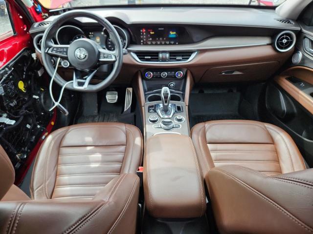 ZASPAKBN1L7C84547 - 2020 ALFA ROMEO STELVIO TI წითელი ფოტო 8