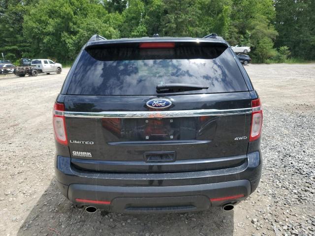 1FM5K8F87DGC27691 - 2013 FORD EXPLORER LIMITED أسود صورة 6