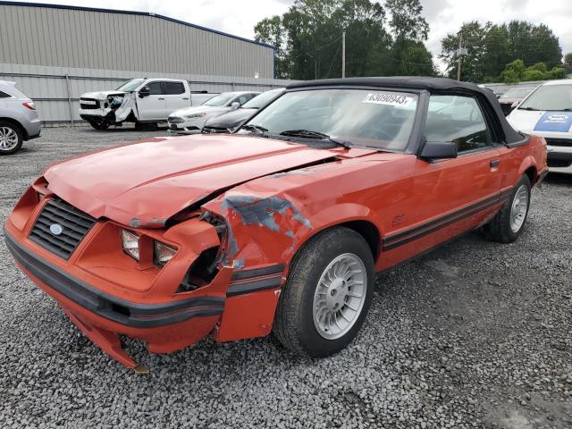 1FABP27MXEF173169 - 1984 FORD MUSTANG GLX ORANGE photo 1