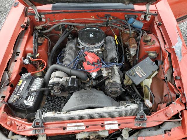 1FABP27MXEF173169 - 1984 FORD MUSTANG GLX ORANGE photo 11