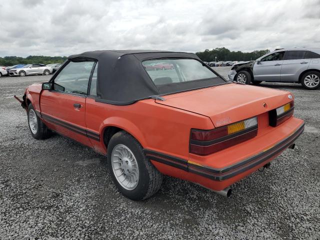 1FABP27MXEF173169 - 1984 FORD MUSTANG GLX ORANGE photo 2