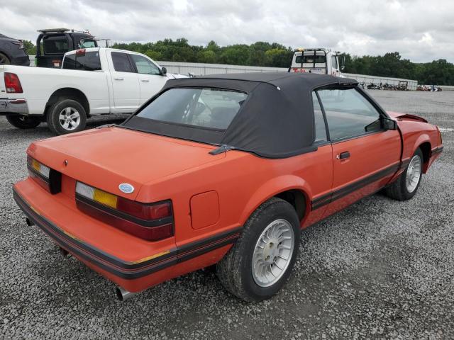 1FABP27MXEF173169 - 1984 FORD MUSTANG GLX ORANGE photo 3