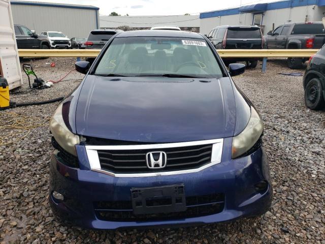 1HGCP36848A005488 - 2008 HONDA ACCORD EXL BLUE photo 5