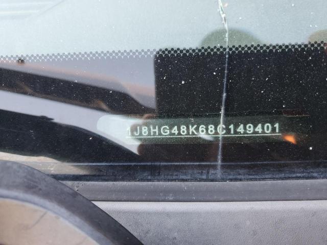 1J8HG48K68C149401 - 2008 JEEP COMMANDER SPORT Бордовий фото 13