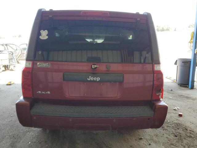 1J8HG48K68C149401 - 2008 JEEP COMMANDER SPORT Бордовий фото 6