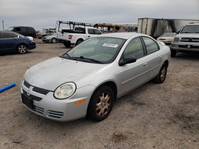 1B3ES56CX5D168096 - 2005 DODGE NEON SILVER photo 2