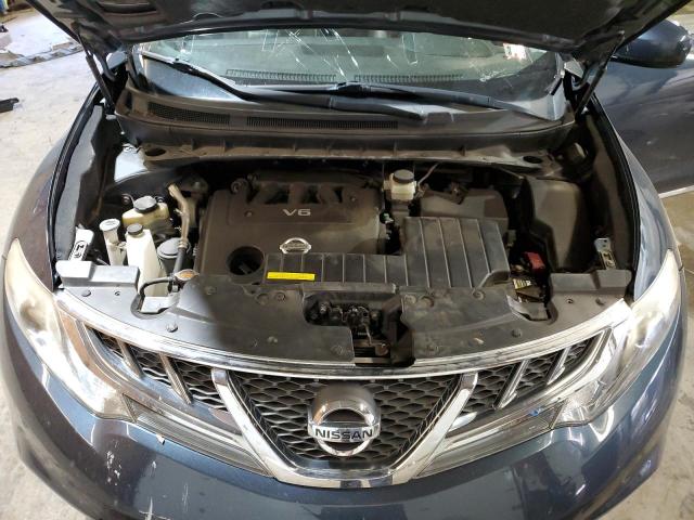 JN8AZ1MW2DW304694 - 2013 NISSAN MURANO S BLUE photo 12