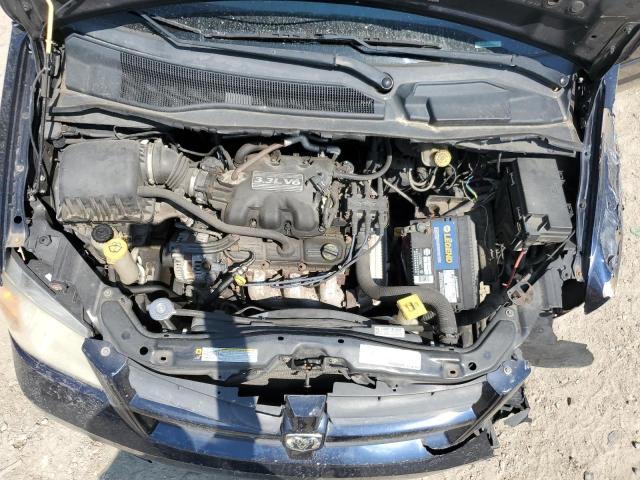 2D4RN4DE2AR446568 - 2010 DODGE CARAVAN SE BLUE photo 12