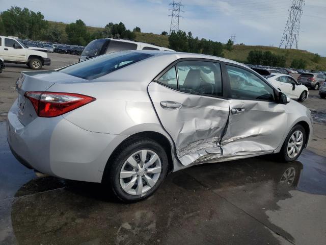 2T1BURHE3GC581205 - 2016 TOYOTA COROLLA L Silber Foto 3