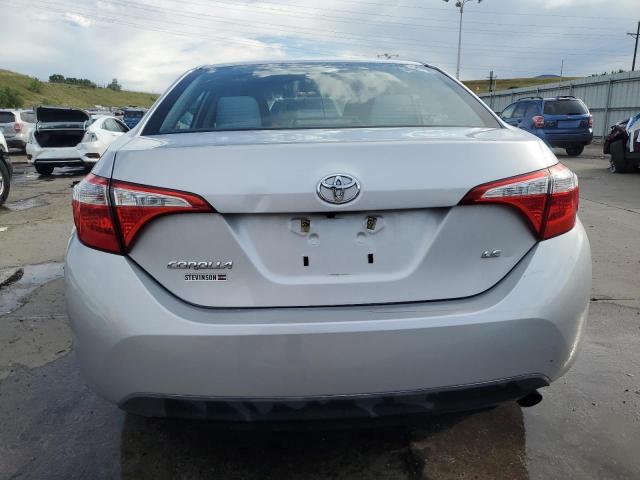 2T1BURHE3GC581205 - 2016 TOYOTA COROLLA L Silber Foto 6