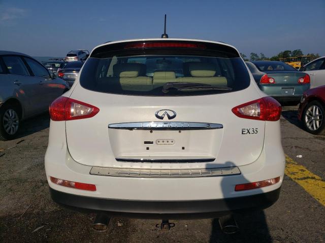 JN1AJ0HR9AM757299 - 2010 INFINITI EX35 BASE WHITE photo 6