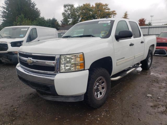 3GCEC13C59G284307 - 2009 CHEVROLET SILVER1500 C1500 WHITE photo 2