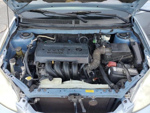2T1KR32EX5C412707 - 2005 TOYOTA COROLLA MA XR BLUE photo 12