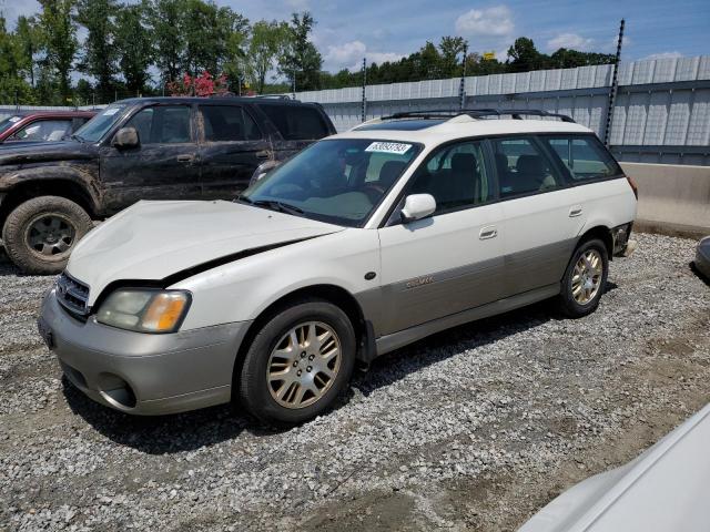 4S3BH806817663278 - 2001 SUBARU LEGACY OUTBACK H6 3.0 LL BEAN WHITE photo 1