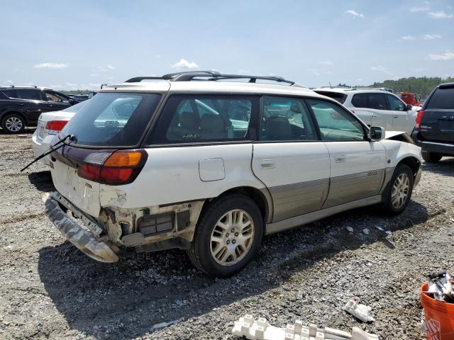 4S3BH806817663278 - 2001 SUBARU LEGACY OUTBACK H6 3.0 LL BEAN WHITE photo 3