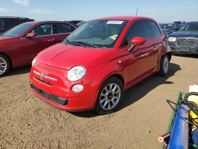 3C3CFFKR8HT549362 - 2017 FIAT 500 POP RED photo 1