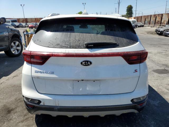 KNDP63AC5L7690802 - 2020 KIA SPORTAGE S WHITE photo 6