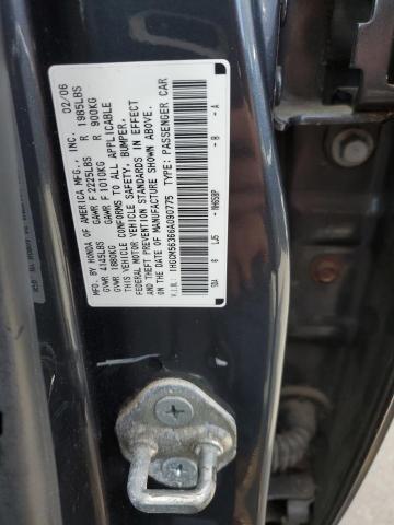 1HGCM56366A090775 - 2006 HONDA ACCORD SE CHARCOAL photo 12