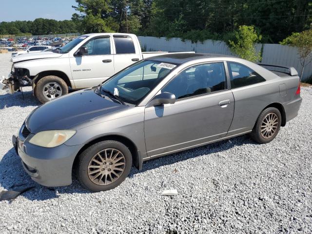 1HGEM22955L015859 - 2005 HONDA CIVIC EX GRAY photo 1