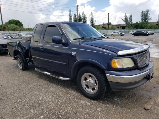 1FTRX17L82NA74135 - 2002 FORD F150HARDAV BLUE photo 4