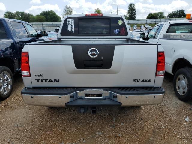 1N6AA0EC4BN322888 - 2011 NISSAN TITAN S SILVER photo 6