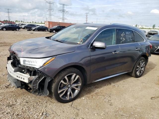 5J8YD4H98KL018041 - 2019 ACURA MDX ADVANCE GRAY photo 1