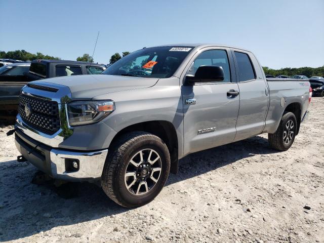 5TFUY5F1XJX750991 - 2018 TOYOTA TUNDRA DOUBLE CAB SR/SR5 SILVER photo 1