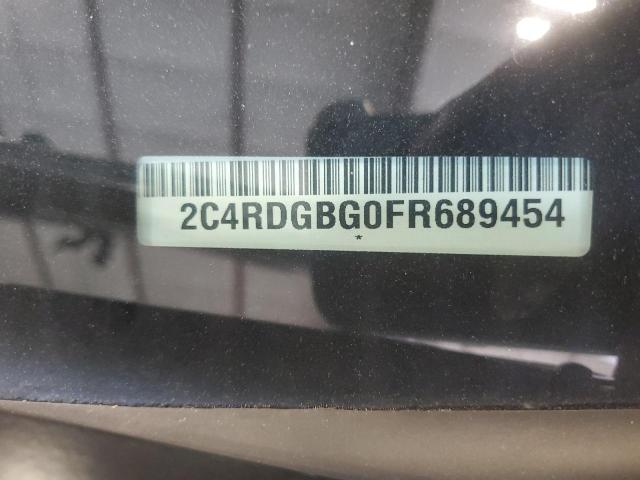 2C4RDGBG0FR689454 - 2015 DODGE GRAND CARA SE GRAY photo 13