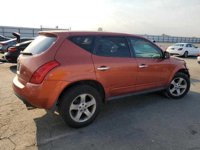 JN8AZ08T94W201413 - 2004 NISSAN MURANO SL ORANGE photo 3