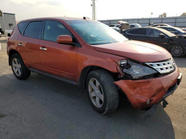 JN8AZ08T94W201413 - 2004 NISSAN MURANO SL ORANGE photo 4