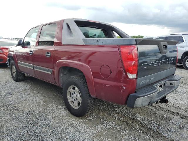 3GNEC12Z75G251803 - 2005 CHEVROLET AVALANCHE C1500 RED photo 2