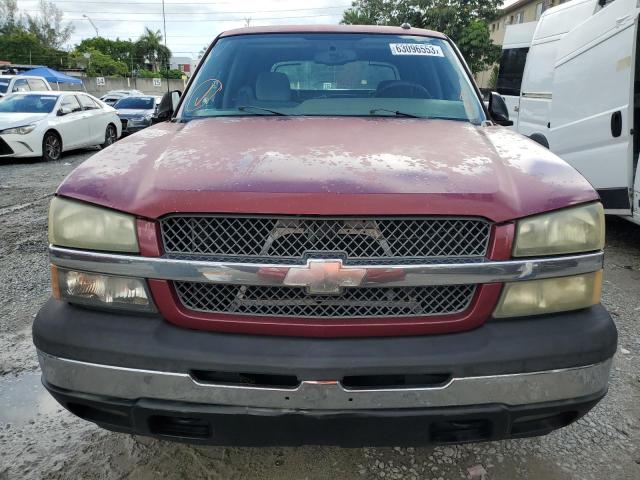 3GNEC12Z75G251803 - 2005 CHEVROLET AVALANCHE C1500 RED photo 5