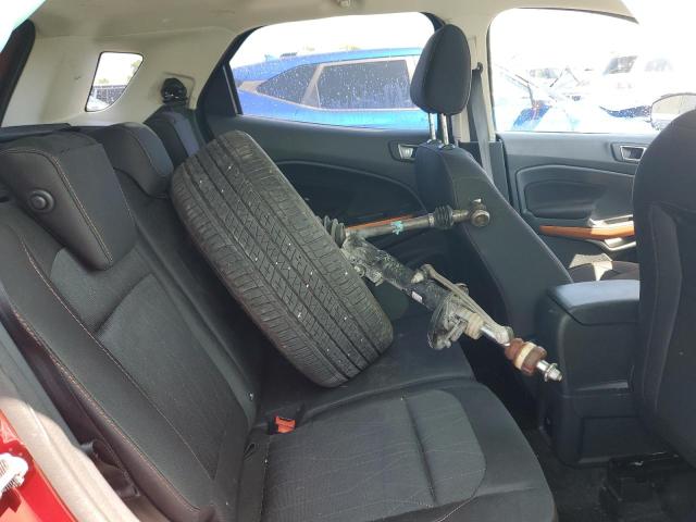 MAJ6S3GL0NC464696 - 2022 FORD ECOSPORT SE RED photo 10
