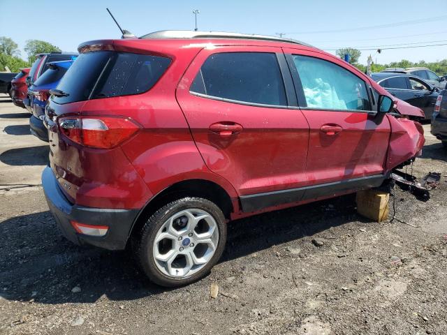 MAJ6S3GL0NC464696 - 2022 FORD ECOSPORT SE RED photo 3